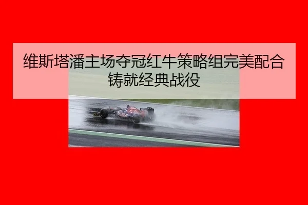 维斯塔潘主场夺冠红牛策略组完美配合铸就经典战役